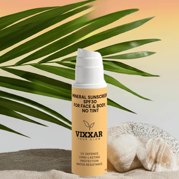 this & mineral sunscreen is a game-changer. Formulated with & zinc oxide, it provides & broad-spectrum protection & while being gentle on sensitive skin.