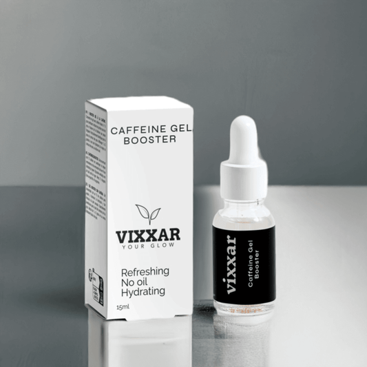Caffeine Gel Booster 15ml – Revitalize & Refresh Tired, Puffy Skin Naturally - Vixxar Cosmetiques