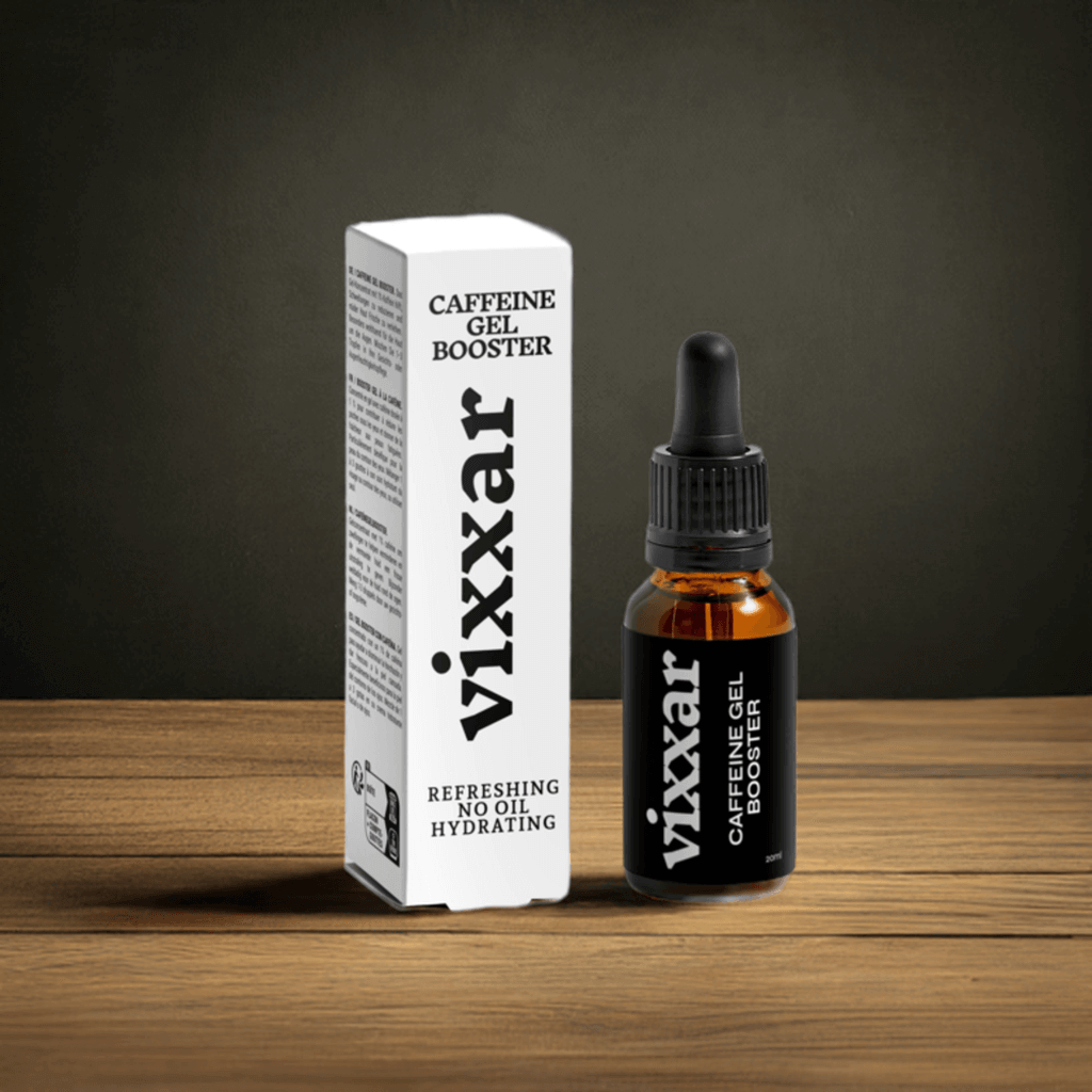 Caffeine Gel Booster 20ml – Depuffing, Brightening & Hydrating Skincare - Vixxar Cosmetiques