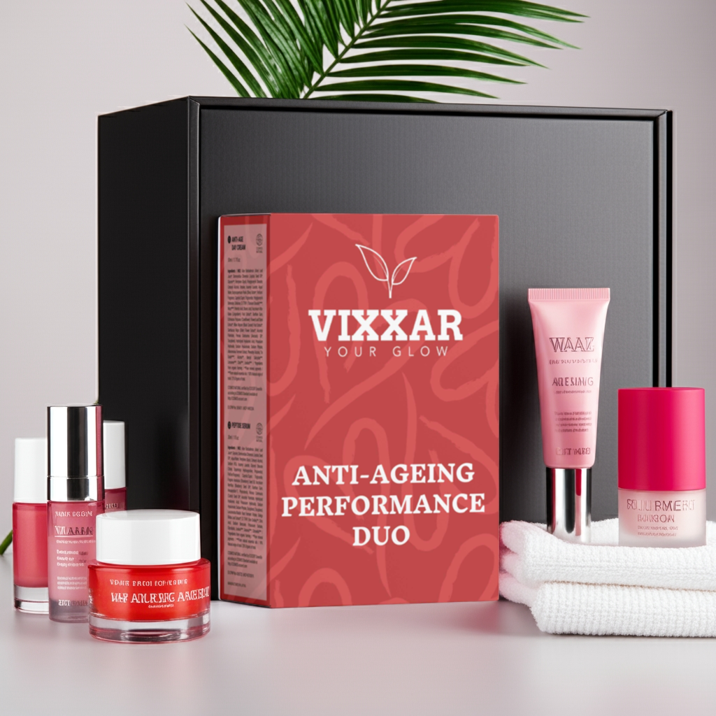 Vixxar Anti-Ageing Performance Duo with Peptide Serum & Firming Day Cream