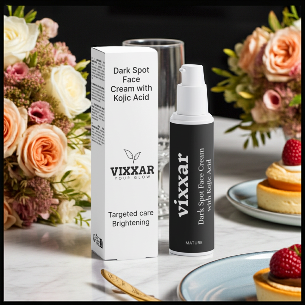 Vixxar Dark Spot Face Cream with Kojic Acid 50ml brightening moisturizer for even skin tone