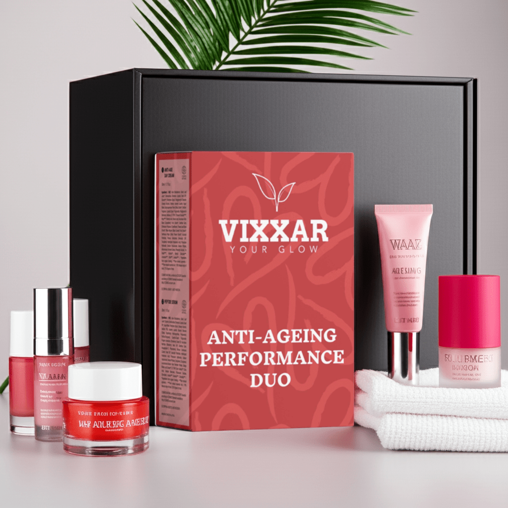 Anti - Ageing Performance Duo – Peptide Serum & Firming Day Cream Set - Vixxar CosmetiquesAnti ageingDefault
