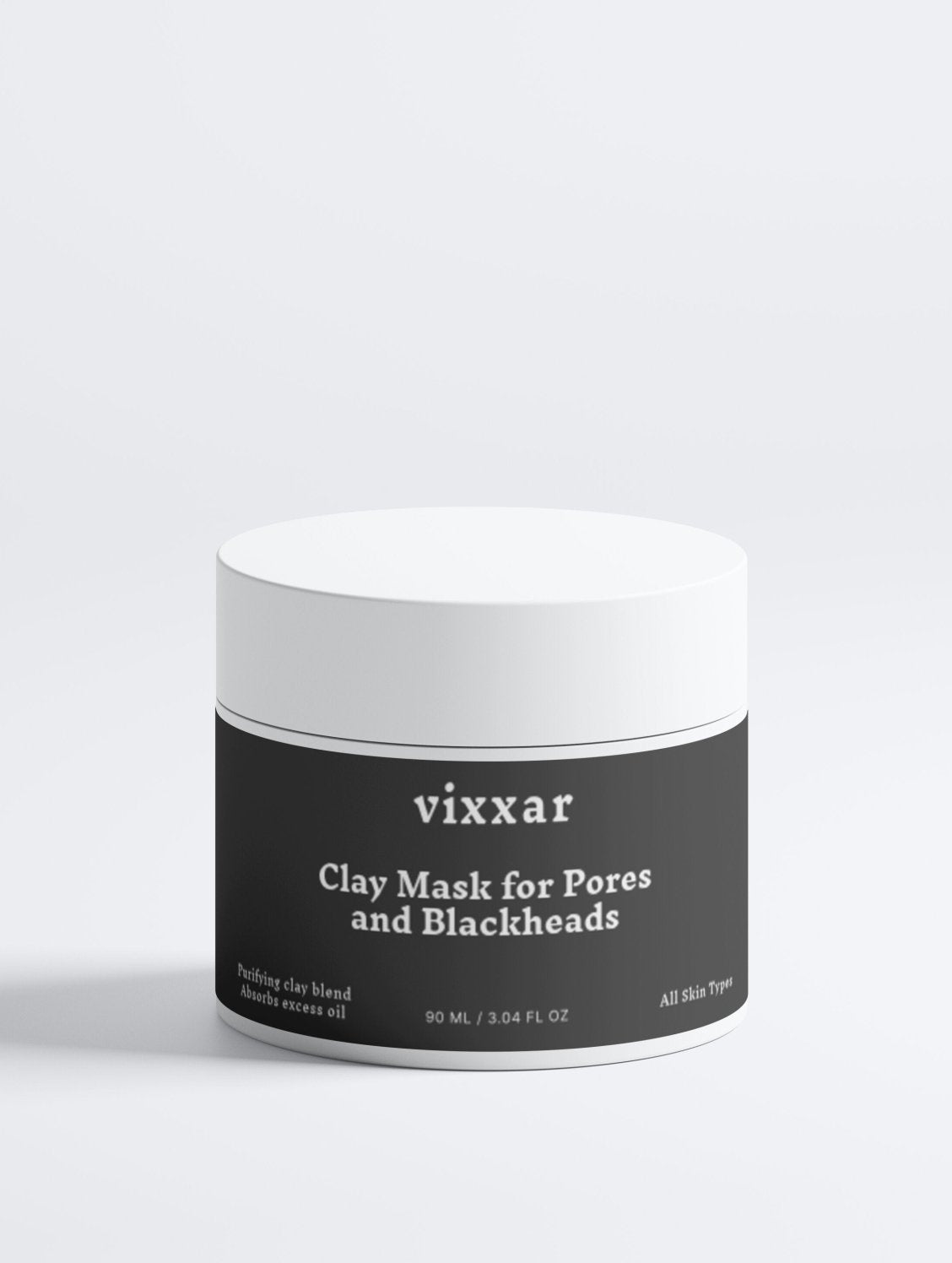 Clay Mask for Pores and Blackheads - Vixxar Natural Skincare