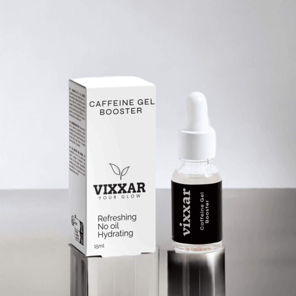Caffeine Gel Booster 15ml – Revitalize & Refresh Tired, Puffy Skin Naturally - Vixxar Cosmetiques