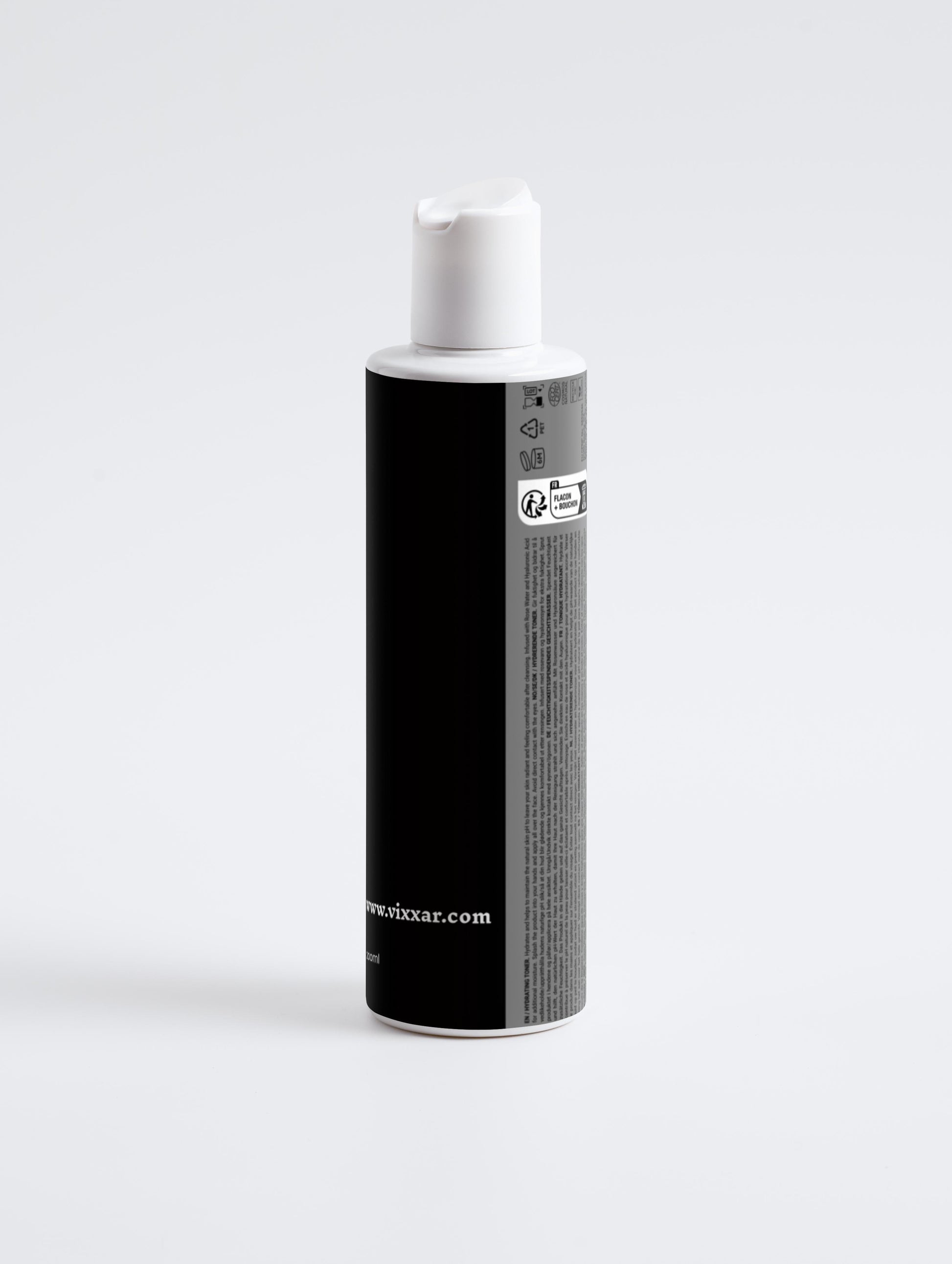 Hydrating Toner 200ml – Rose Water & Hyaluronic Acid pH-Balancing Toner - Vixxar Cosmetiques