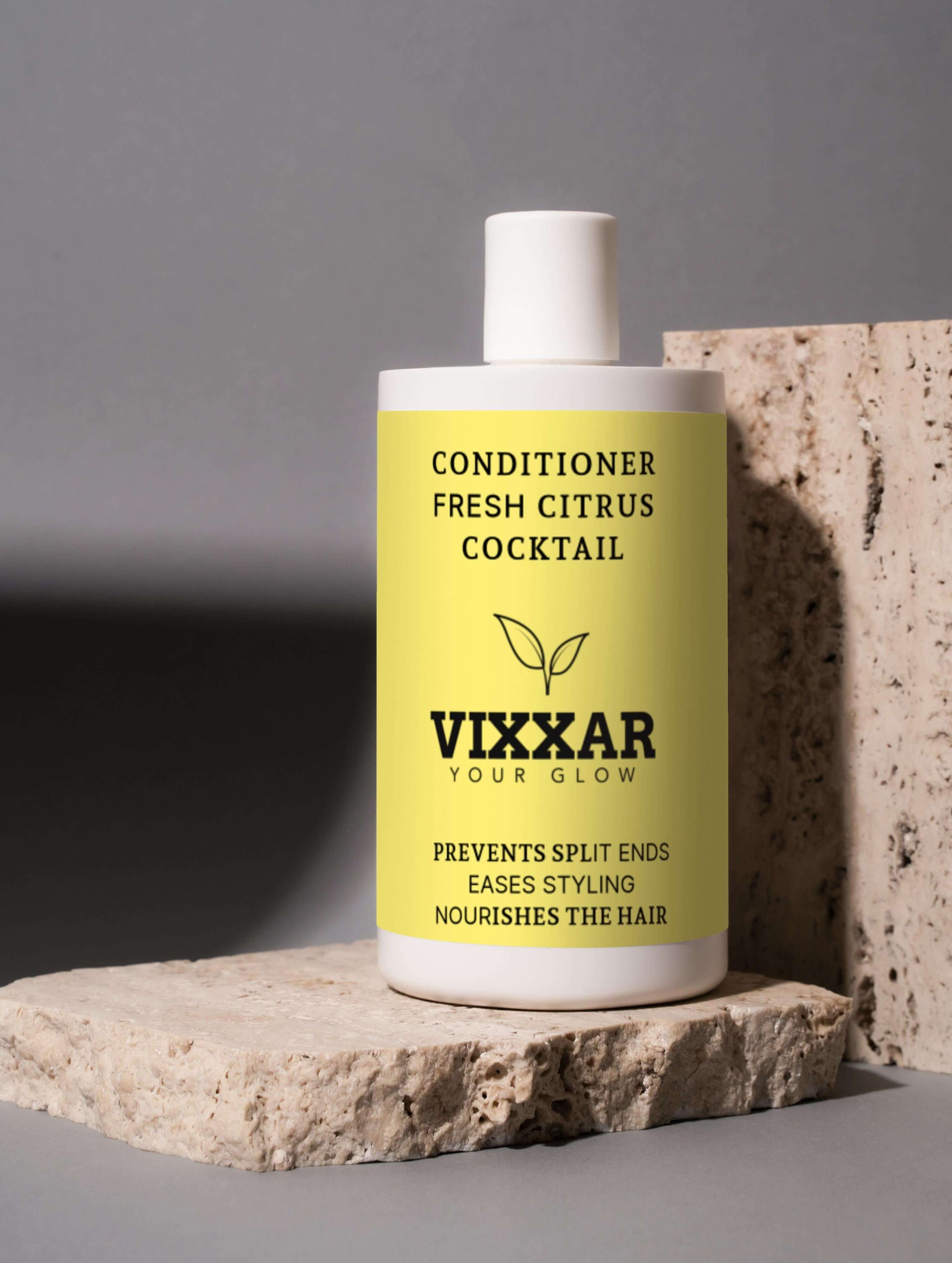 Fresh Conditioner with Citrus Cocktail – Lightweight Conditioner for Soft, Shiny Hair (370ml) - Vixxar Cosmetiques