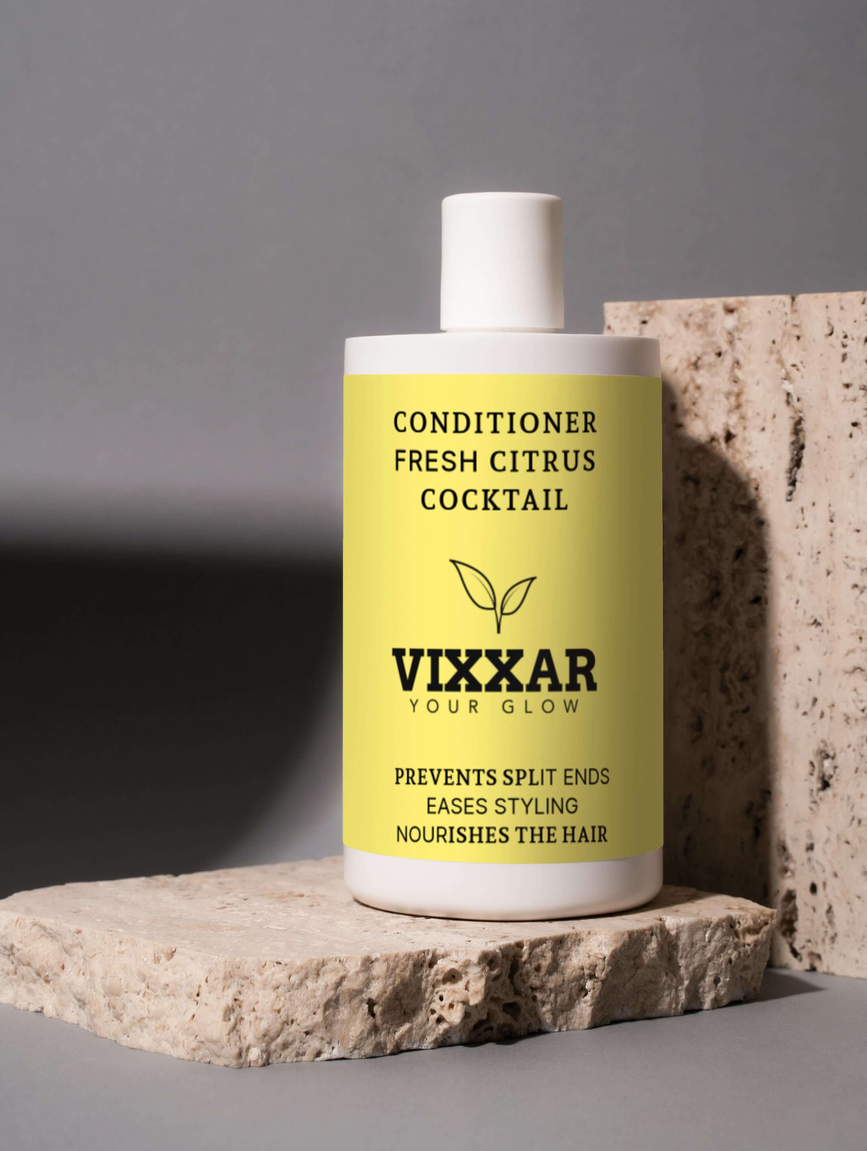 Fresh Conditioner with Citrus Cocktail – Lightweight Conditioner for Soft, Shiny Hair (370ml) - Vixxar Cosmetiques