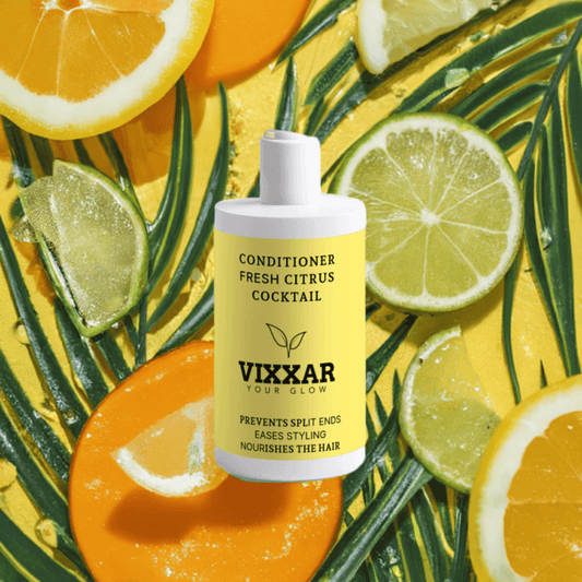 Fresh Conditioner with Citrus Cocktail – Lightweight Conditioner for Soft, Shiny Hair (370ml) - Vixxar Cosmetiques