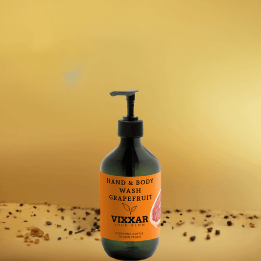 Grapefruit Hand & Body Wash – Uplifting Hydration for Radiant Skin (490ml) - Vixxar Cosmetiques