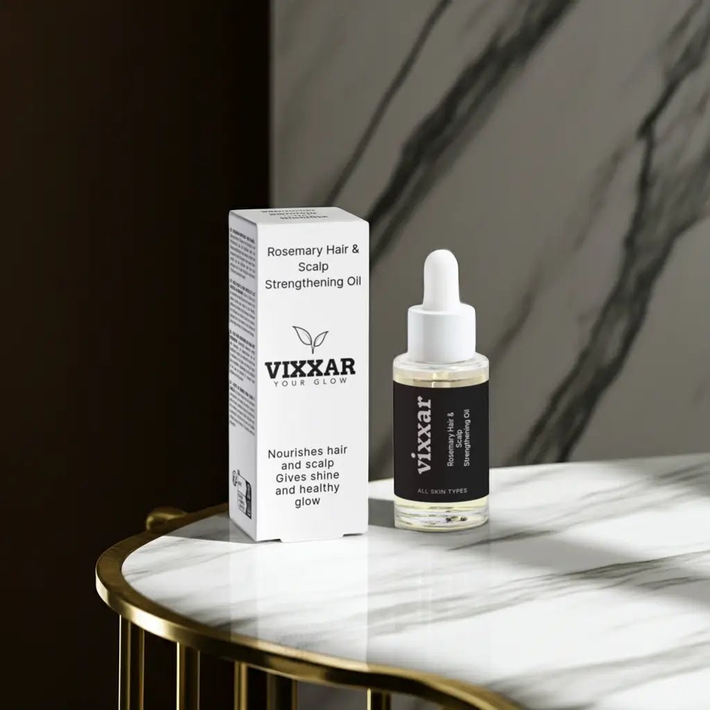 Rosemary Hair & Scalp Strengthening Oil, 30ml - Vixxar CosmetiquesDefault