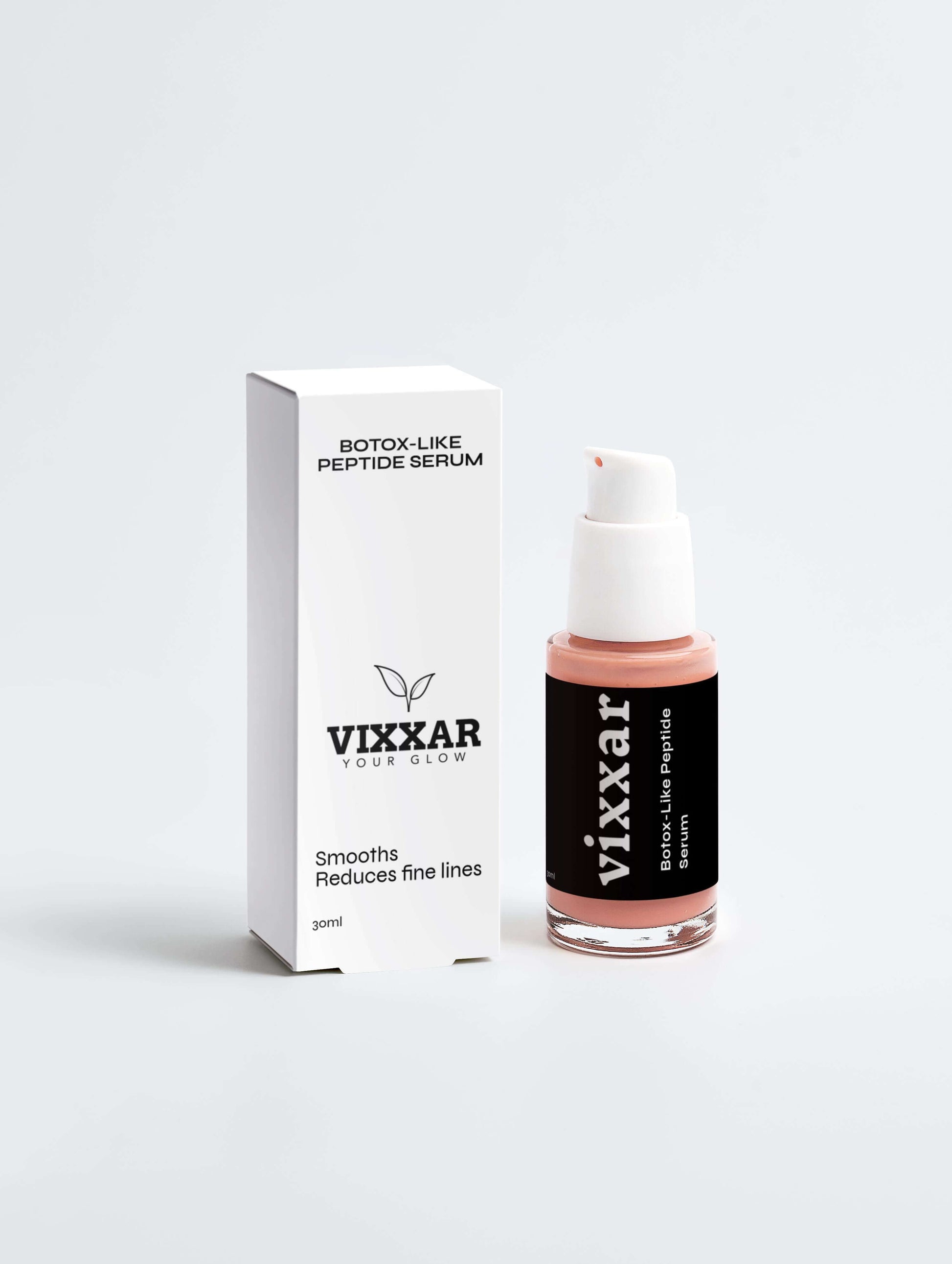 Vixxar Botox-Like Peptide Serum with Box - Anti-Aging, Fine Line Reducing Skincare Product