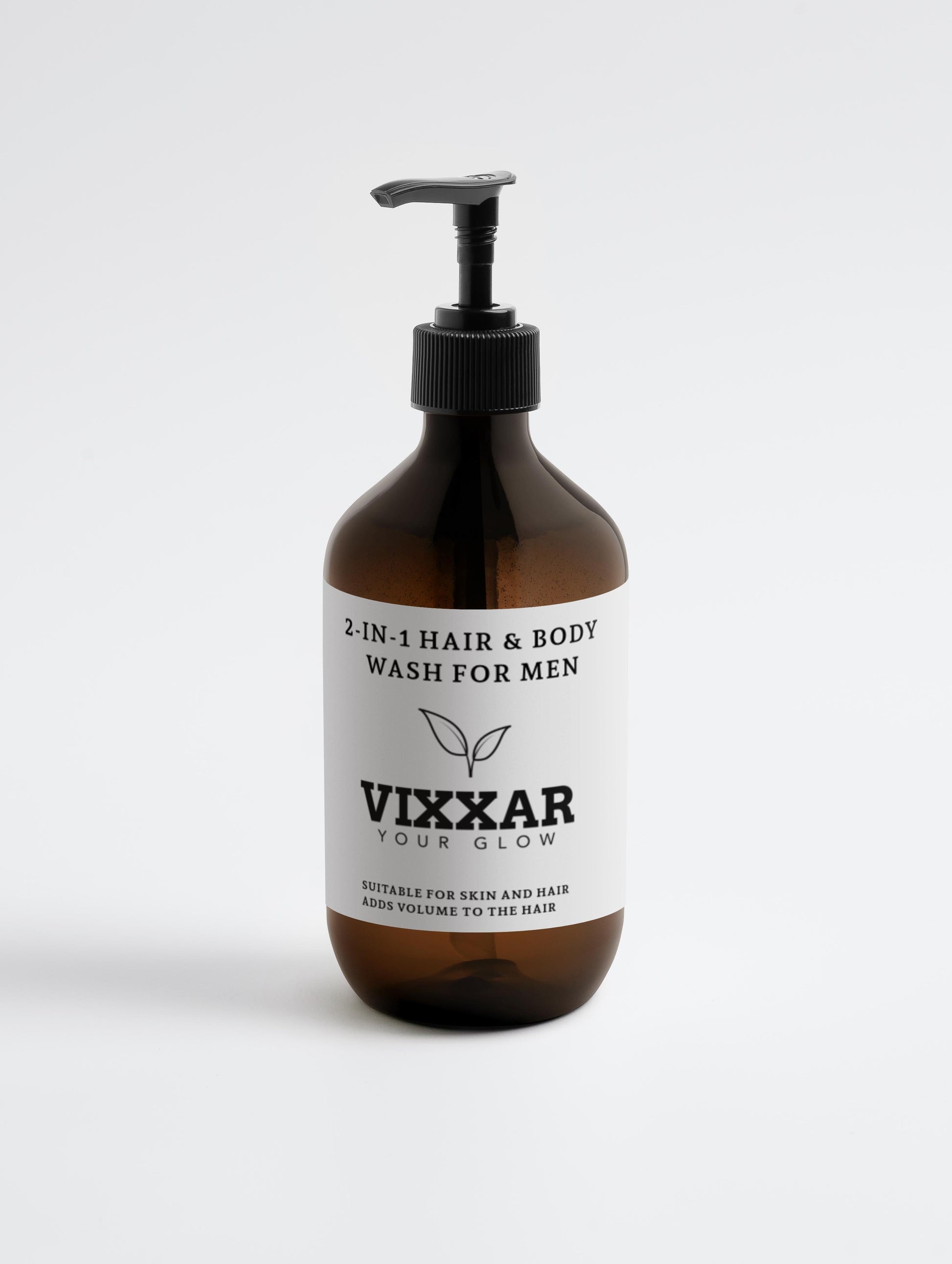 2-in-1 Hair & Body Wash for Men â Hydrating & Strengthening Cleanser (490ml) - Vixxar Cosmetiques