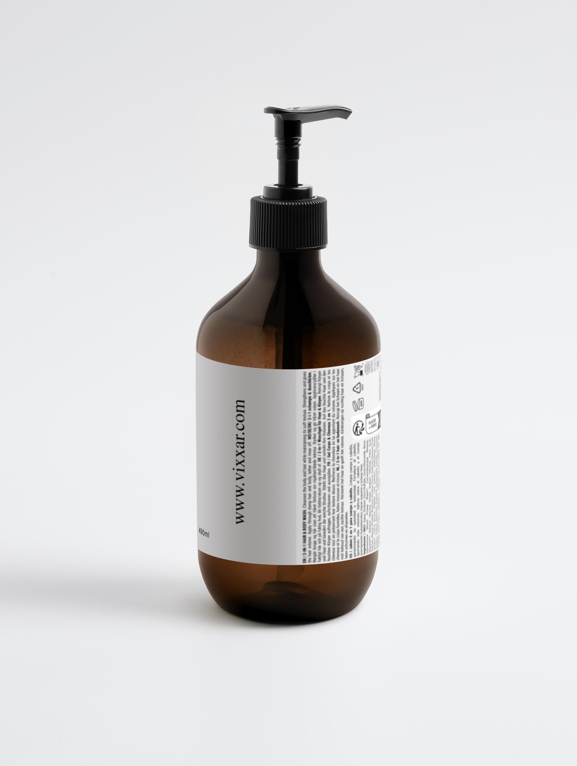 2-in-1 Hair & Body Wash for Men â Hydrating & Strengthening Cleanser (490ml) - Vixxar Cosmetiques