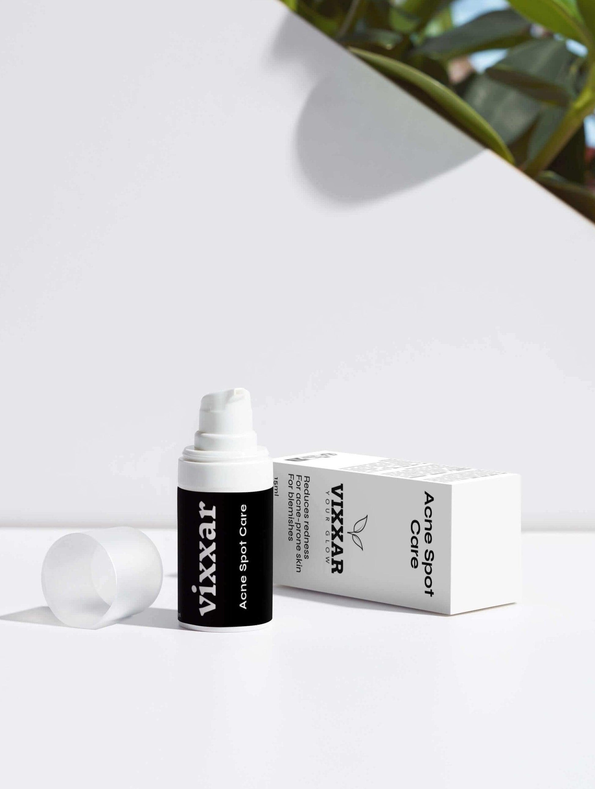 Acne Care Collection Box | Clear & Balanced Skin Routine - Includes Cleansing Foam, AHA Peeling Concentrate, Acne Spot Care - Vixxar Cosmetiques