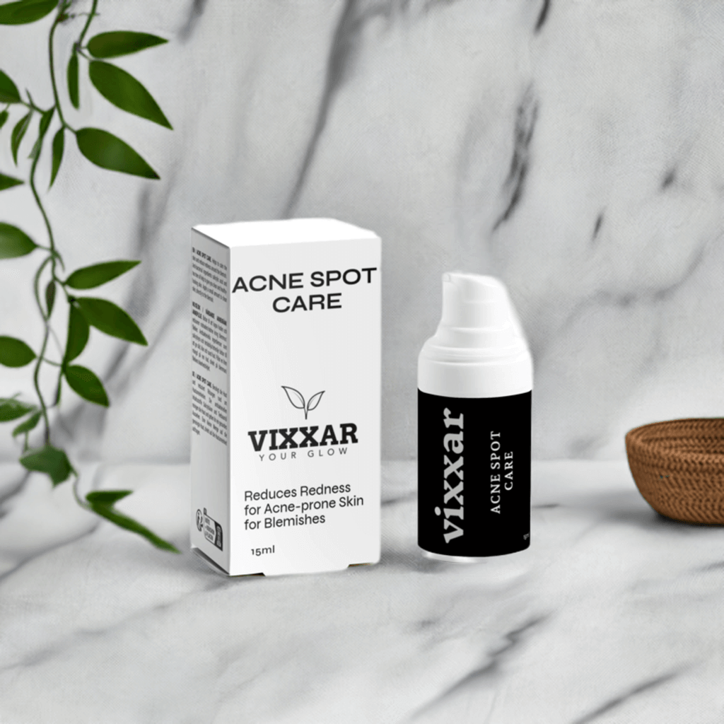 Acne Spot Care 15ml â Fast-Acting Vegan Serum for Clearer, Blemish-Free Skin - Vixxar Cosmetiques
