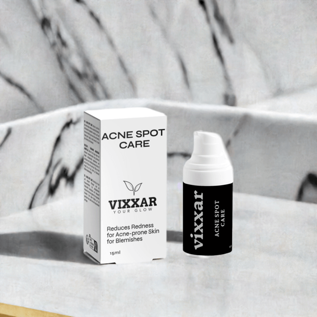 Acne Spot Care 15ml â Fast-Acting Vegan Serum for Clearer, Blemish-Free Skin - Vixxar Cosmetiques