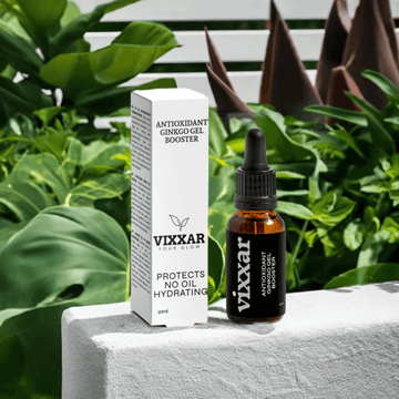 Antioxidant Ginkgo Gel Booster 20ml – Oil-Free Antioxidant Serum for Radiant, Youthful Skin - Vixxar Cosmetiques