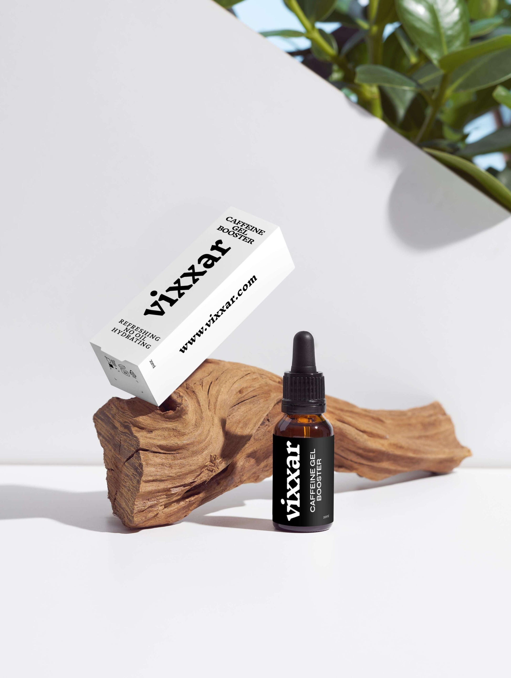 Caffeine Gel Booster 20ml – Depuffing, Brightening & Hydrating Skincare - Vixxar Cosmetiques