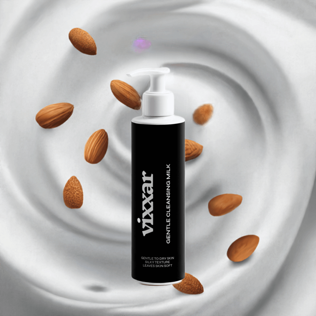 Gentle Cleansing Milk 200ml – Silky Nourishing Cleanser for Dry & Sensitive Skin - Vixxar Cosmetiques