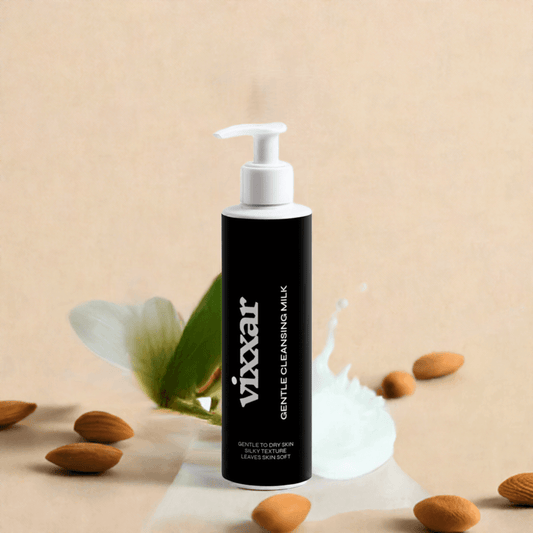 Gentle Cleansing Milk 200ml – Silky Nourishing Cleanser for Dry & Sensitive Skin - Vixxar Cosmetiques