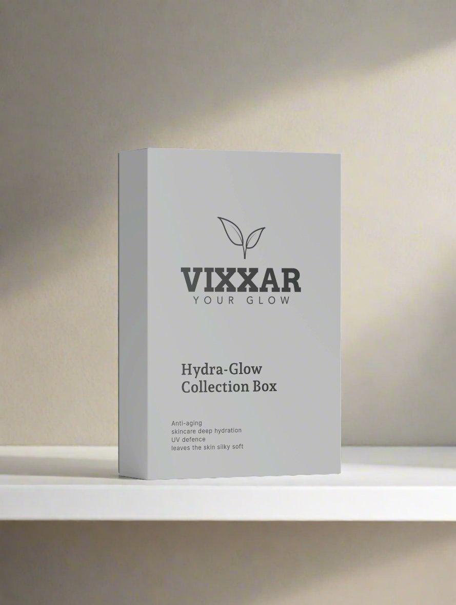 Hydra Glow Collection Box – Hydrating Skincare Set with SPF & Eye Cream - Vixxar Cosmetiques
