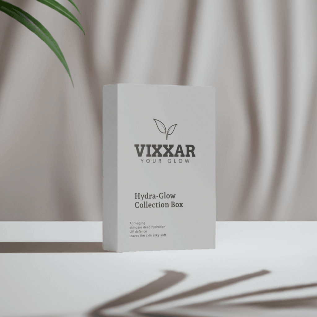 Hydra Glow Collection Box – Hydrating Skincare Set with SPF & Eye Cream - Vixxar Cosmetiques