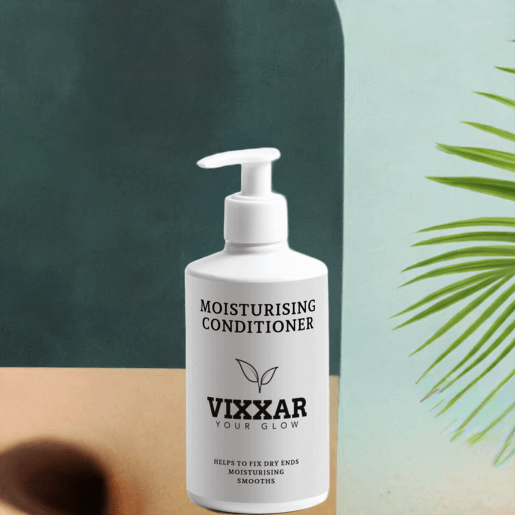 Moisturising Conditioner 300ml with Argan Oil & Aloe, perfect for dry hair. Deep hydration and repair in a stylish pump bottle.