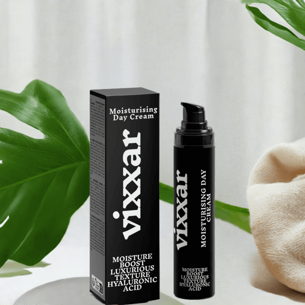 Moisturizing Day Cream 50ml with hyaluronic acid for dewy, radiant skin. Luxurious texture and antioxidant protection.