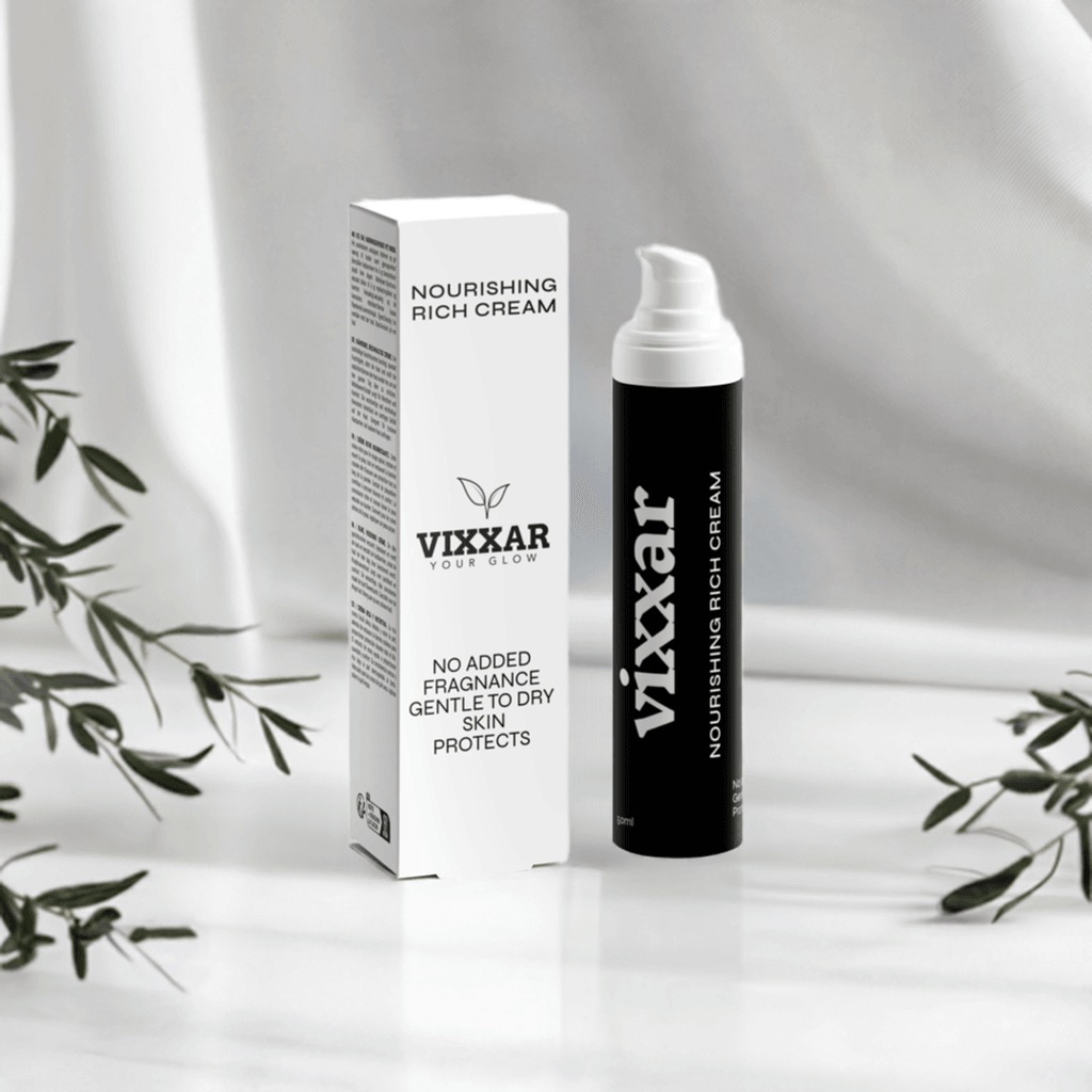 Nourishing Rich Cream 50ml – Deep Hydration for Dry, Sensitive & Mature Skin - Vixxar Cosmetiques