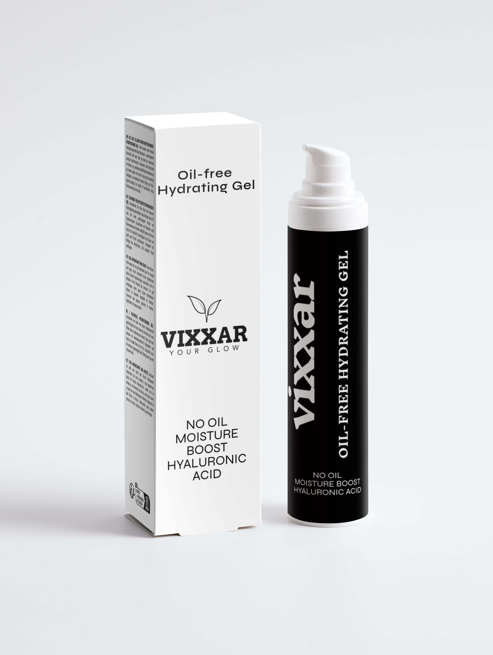 Oil-Free Hydrating Gel 50ml – Lightweight Moisturizer for Oily & Acne-Prone Skin - Vixxar Cosmetiques