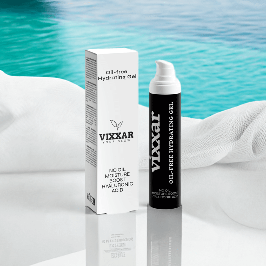 Oil-Free Hydrating Gel 50ml – Lightweight Moisturizer for Oily & Acne-Prone Skin - Vixxar Cosmetiques