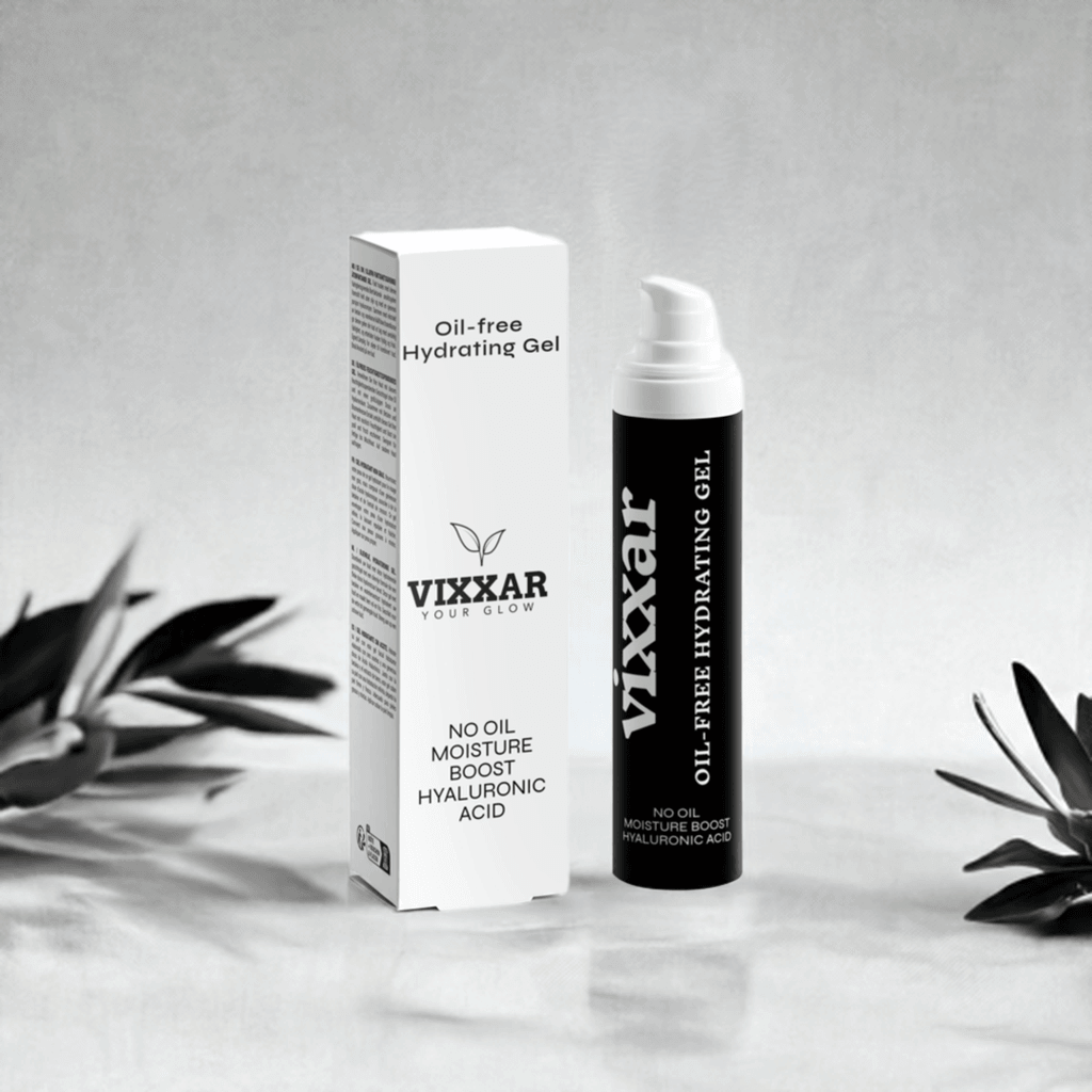 Oil-Free Hydrating Gel 50ml – Lightweight Moisturizer for Oily & Acne-Prone Skin - Vixxar Cosmetiques