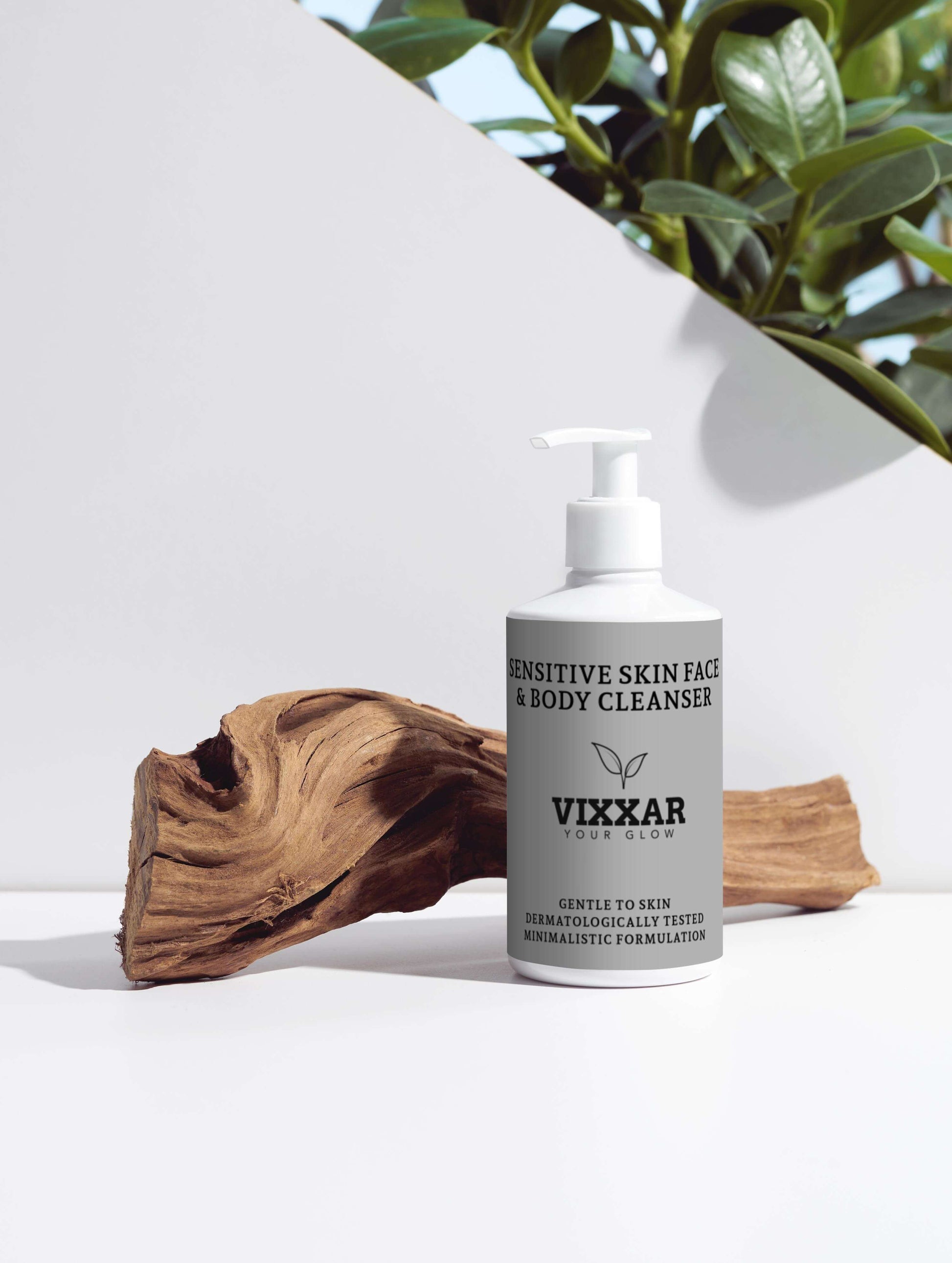 Sensitive Skin Face & Body Cleanser 290ml – Ultra-Gentle Cleanser for Delicate Skin - Vixxar Cosmetiques