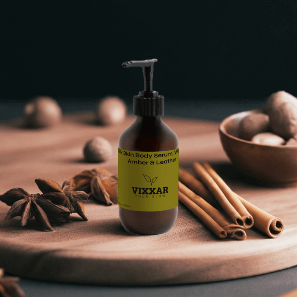 Silk Skin Body Serum – Lightweight Hydrating Serum with Jojoba & Rosehip Oils - Vixxar Cosmetiques
