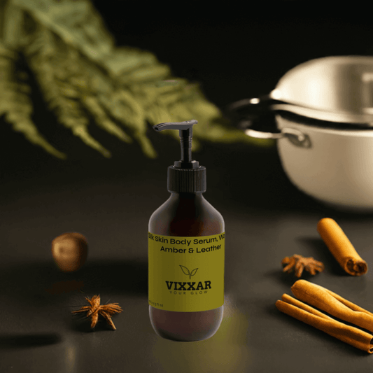 Silk Skin Body Serum – Lightweight Hydrating Serum with Jojoba & Rosehip Oils - Vixxar Cosmetiques