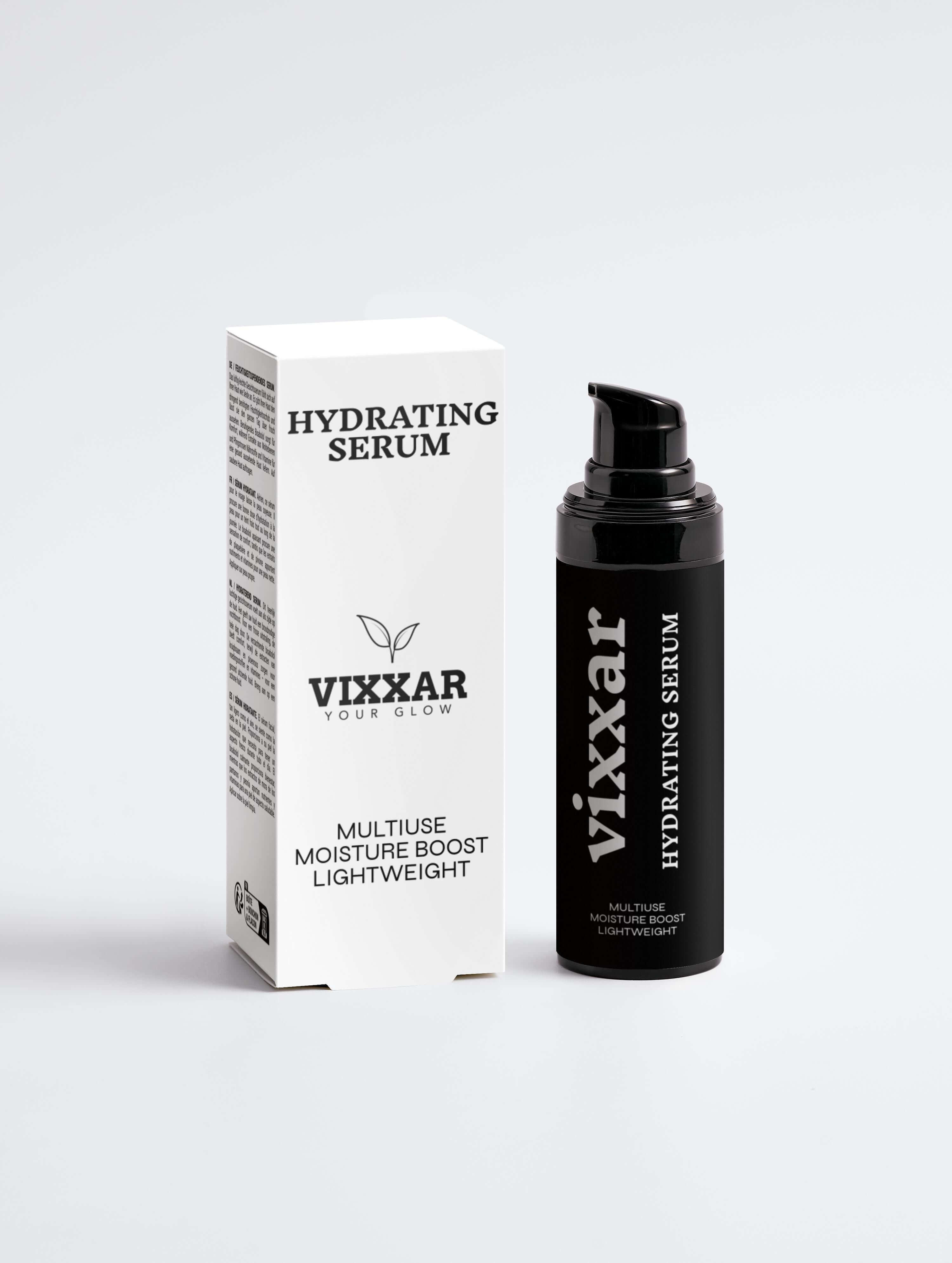 Silky Hydrating Serum 30ml – Lightweight Vegan Serum for Radiant, Dewy Skin - Vixxar Cosmetiques