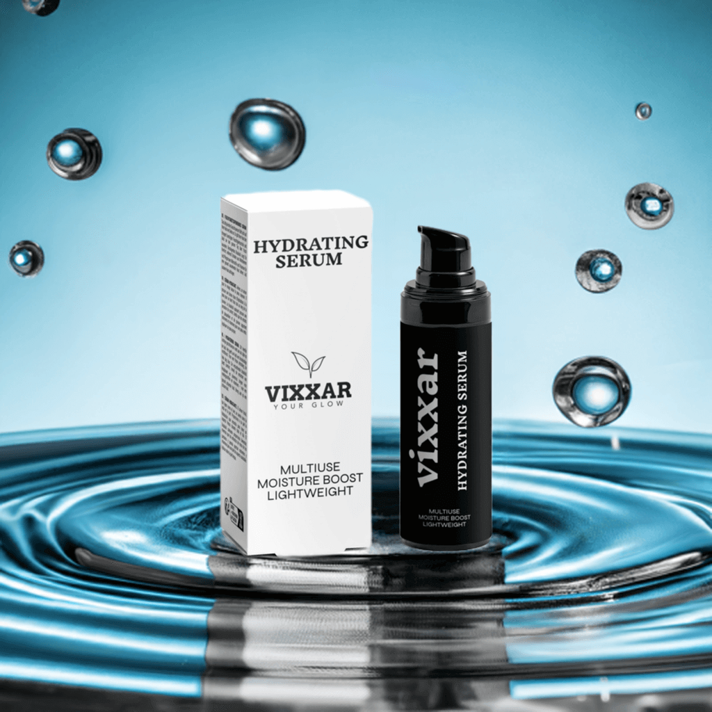 Silky Hydrating Serum 30ml – Lightweight Vegan Serum for Radiant, Dewy Skin - Vixxar Cosmetiques