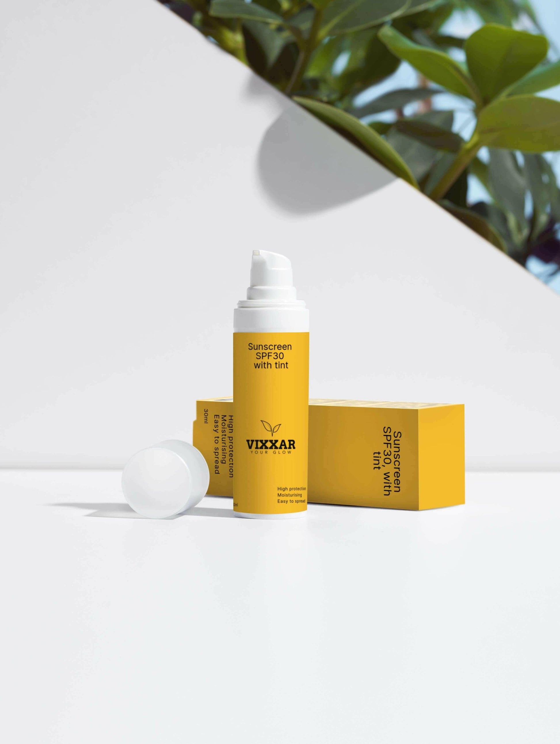 Tinted Mineral Sunscreen SPF30 – Hydrating, Lightweight & Glow-Enhancing - Vixxar Cosmetiques