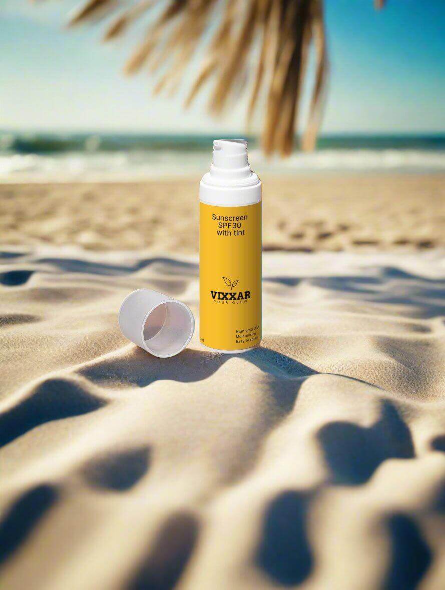 Tinted Mineral Sunscreen SPF30 – Hydrating, Lightweight & Glow-Enhancing - Vixxar Cosmetiques