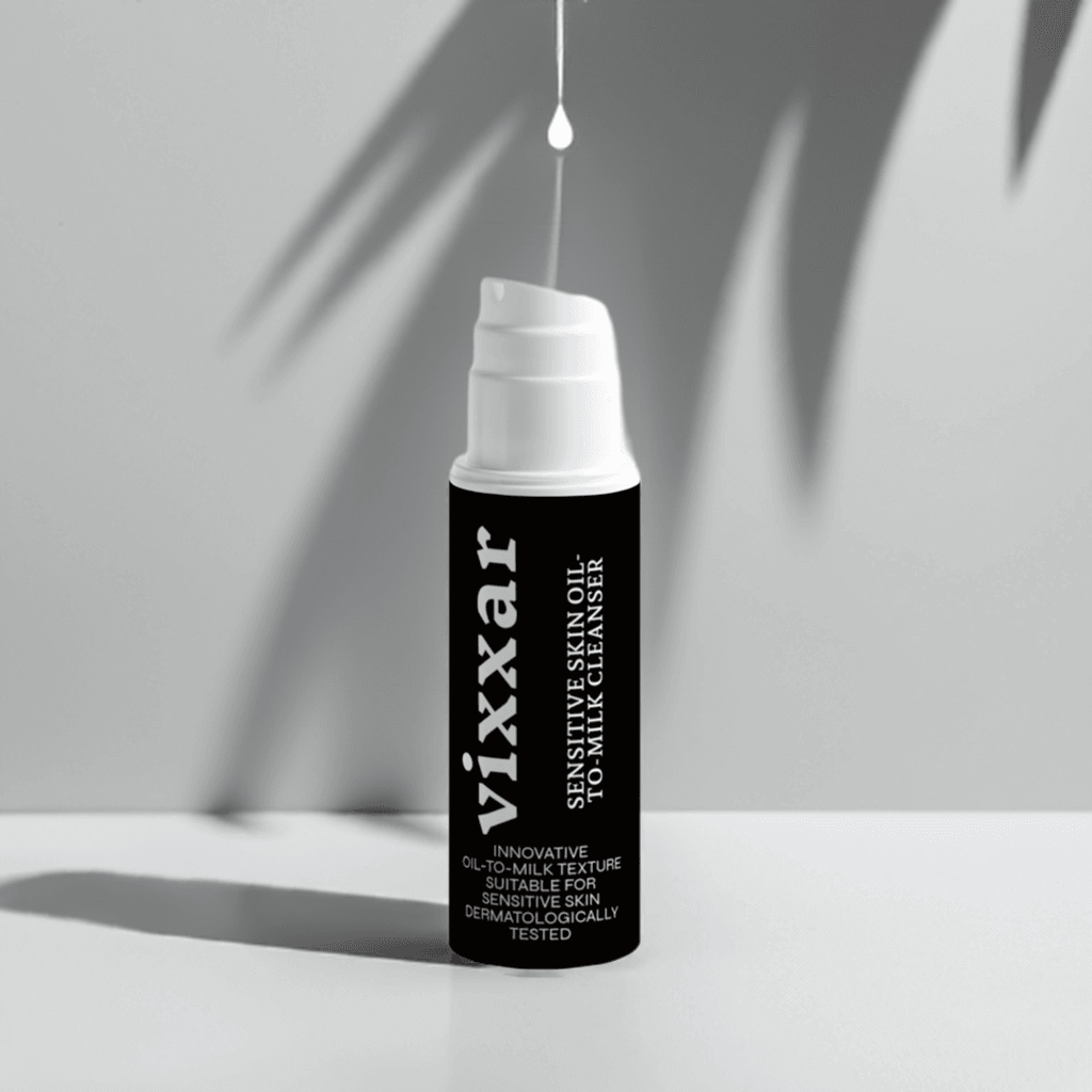 Sensitive Skin Oil-to-Milk Cleanser – Gentle Makeup Remover & Deep Cleanse (150ml) - Vixxar Cosmetiques