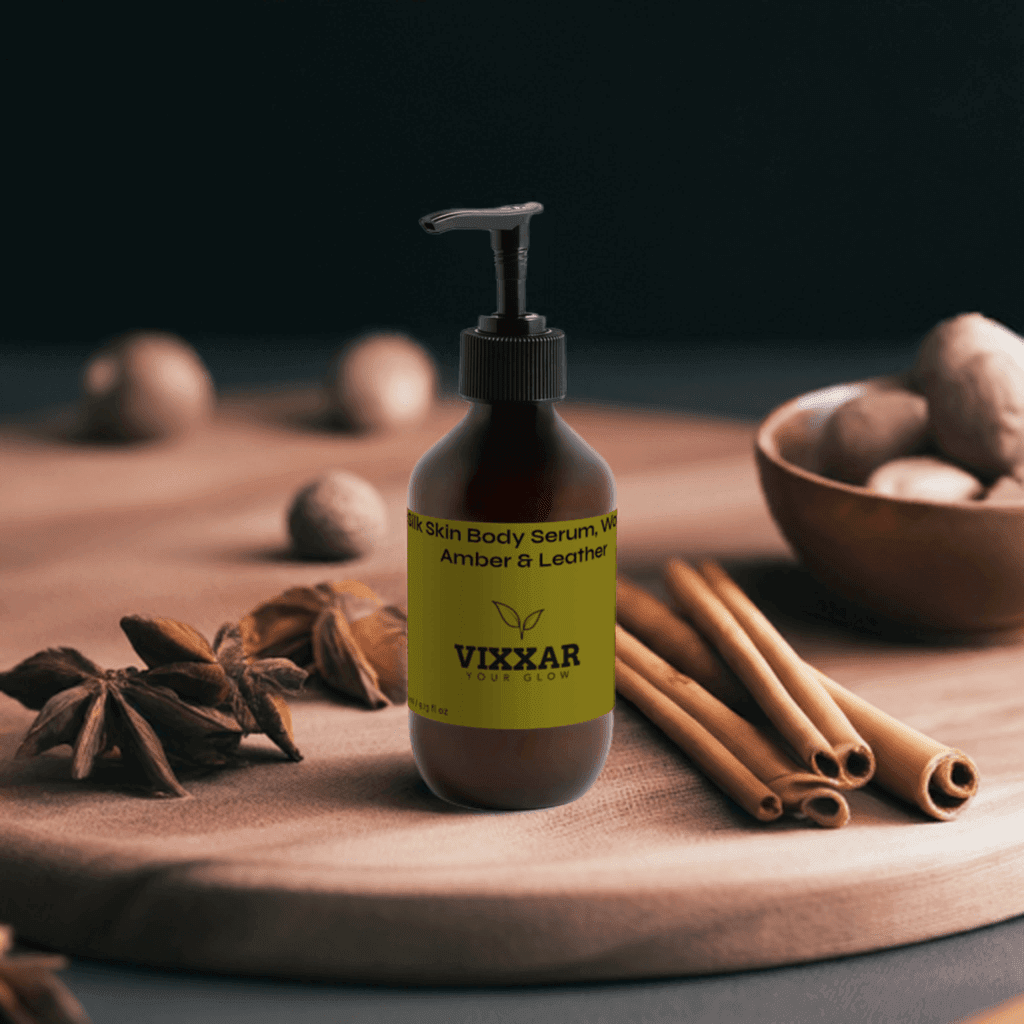 Silk Skin Body Serum – Lightweight Hydrating Serum with Jojoba & Rosehip Oils - Vixxar Cosmetiques