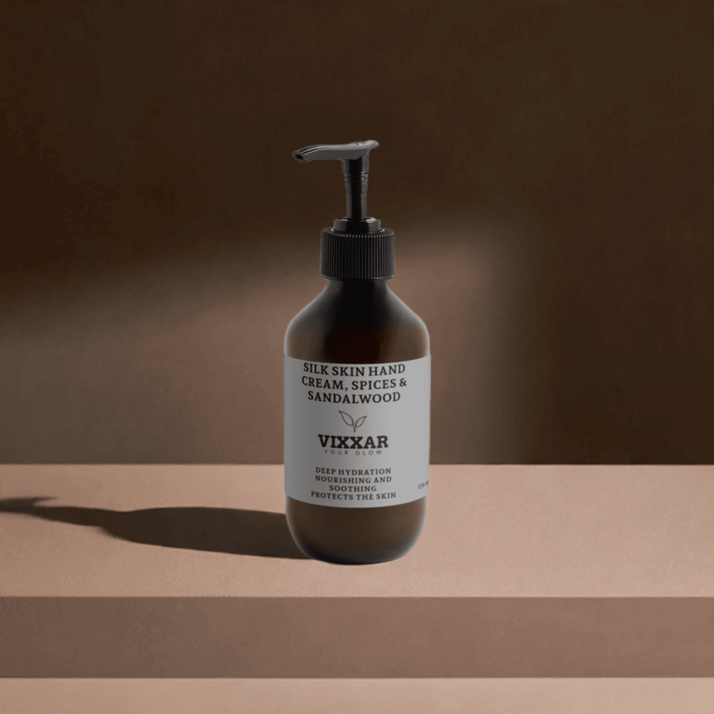 Silk Skin Hand Cream – Spices & Sandalwood | Deep Moisture & Fast Absorption - Vixxar Natural Skincare