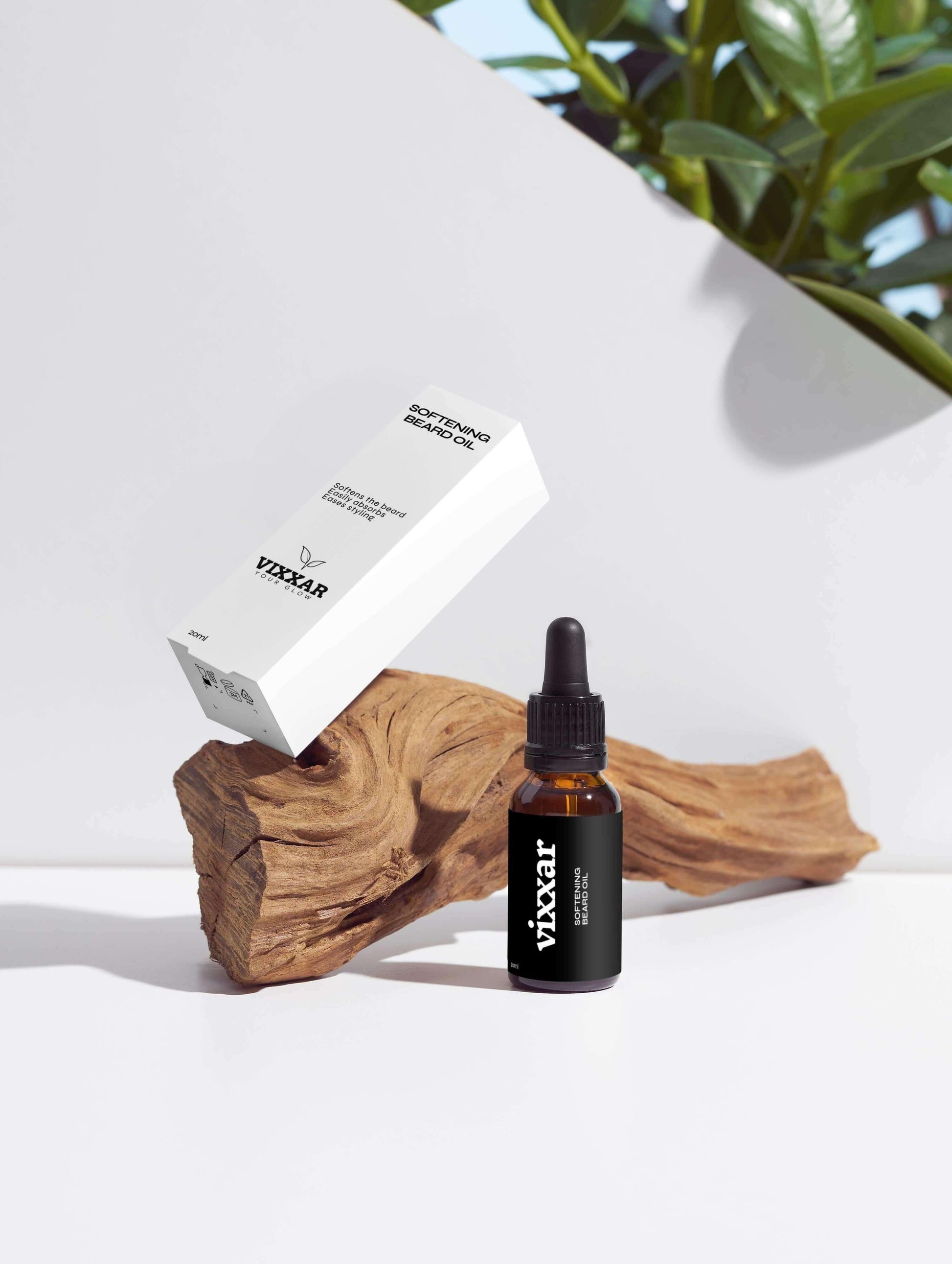 Softening Beard Oil with CBD – Non-Greasy Hydration & Grooming for Men (20ml) - Vixxar Cosmetiques