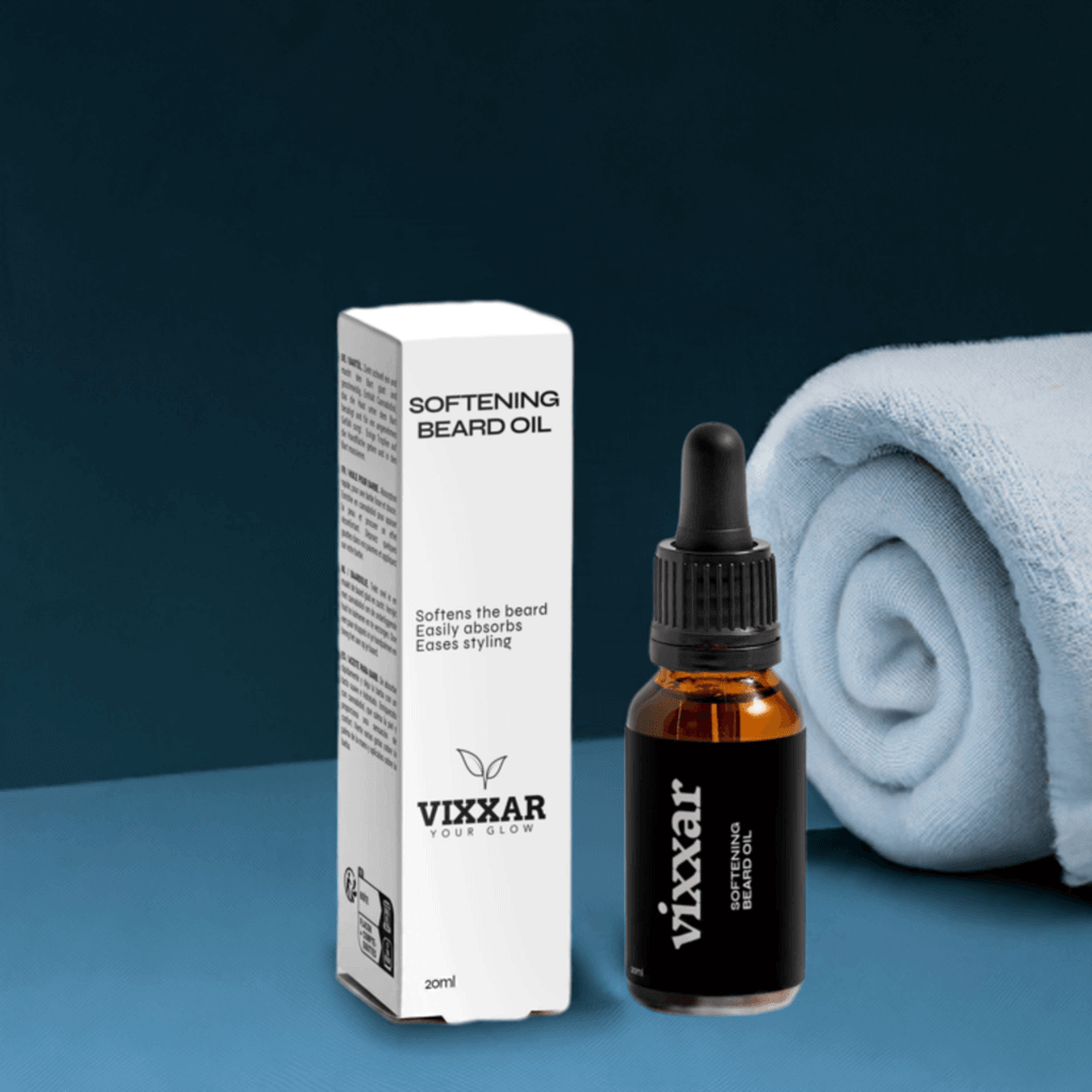Softening Beard Oil with CBD – Non-Greasy Hydration & Grooming for Men (20ml) - Vixxar Cosmetiques