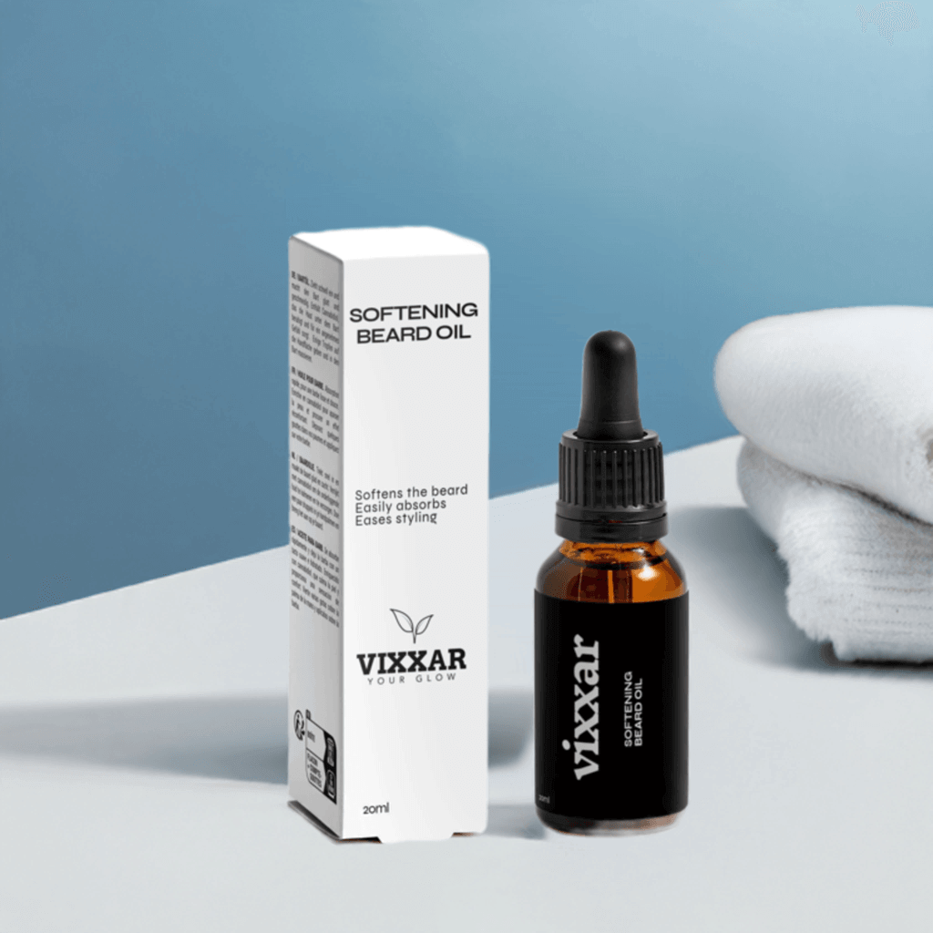 Softening Beard Oil with CBD – Non-Greasy Hydration & Grooming for Men (20ml) - Vixxar Cosmetiques