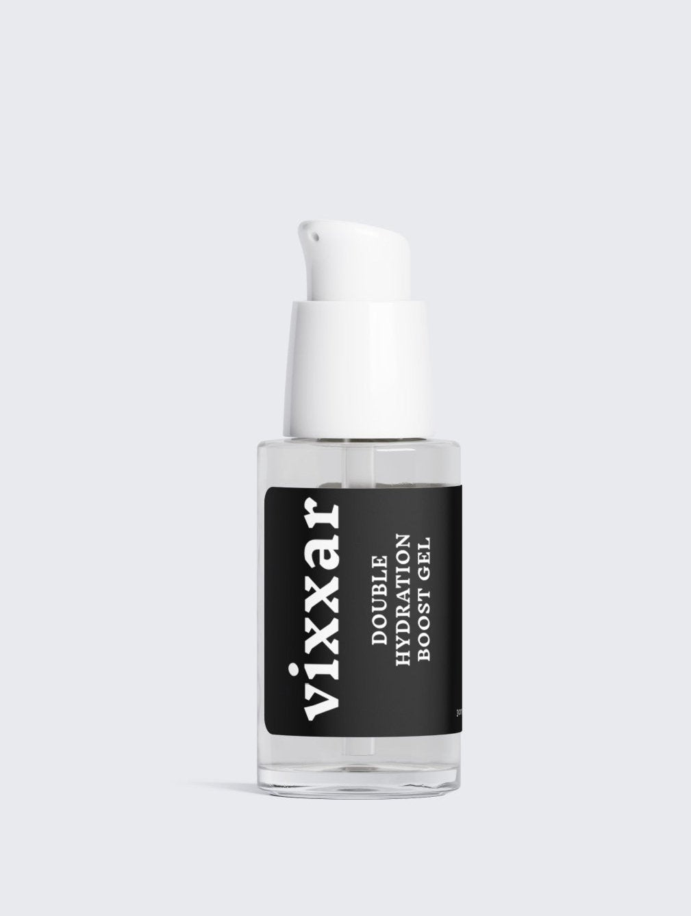 Vixxar bottle on a light gray background