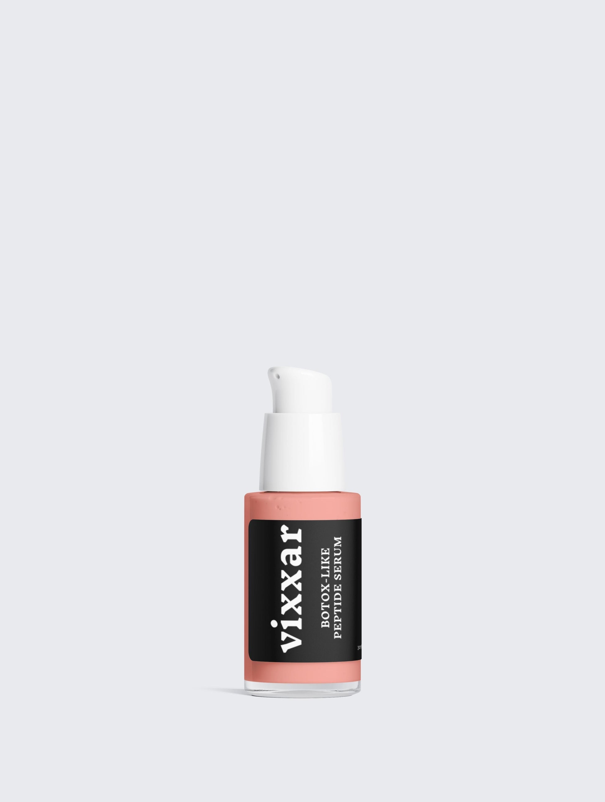 Vixxar Peptide Serum bottle for anti-ageing skincare.