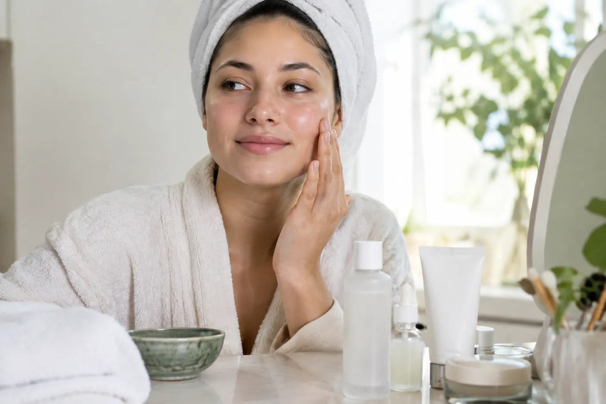 Build a gentle routine for closed comedones on sensitive skin