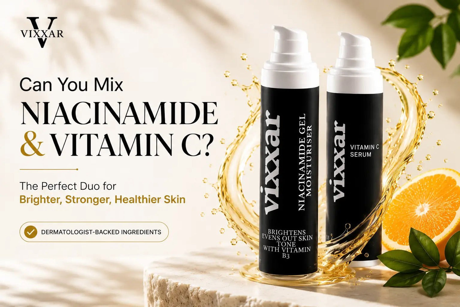 can you mix niacinamide and vitamin c