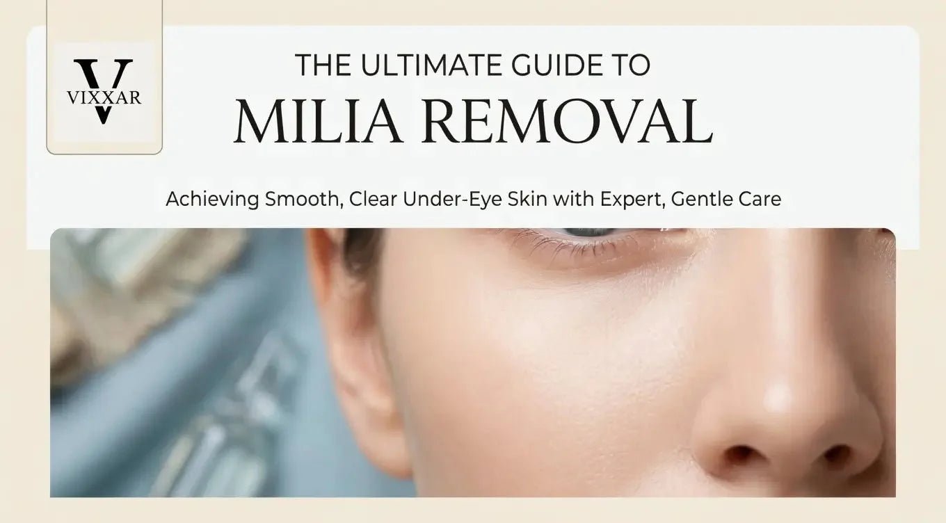 How Do You Get Rid of Milia Under the Eye - Vixxar Natural Skincare